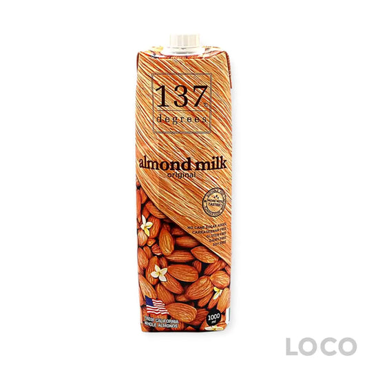 137 Degrees Almond Milk 12X1L - Original - Beverages