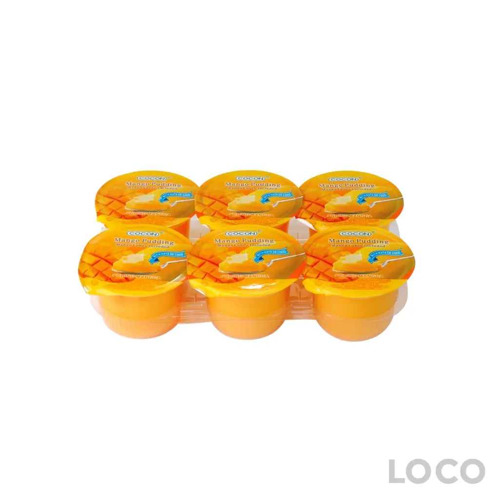 Cocon Fruit Cube Pudding With Nata Decoco 12X(118gx6) -