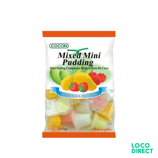 Cocon Mini Nata Decoco Pudding Mixed 24X(15gx25) - Snacks