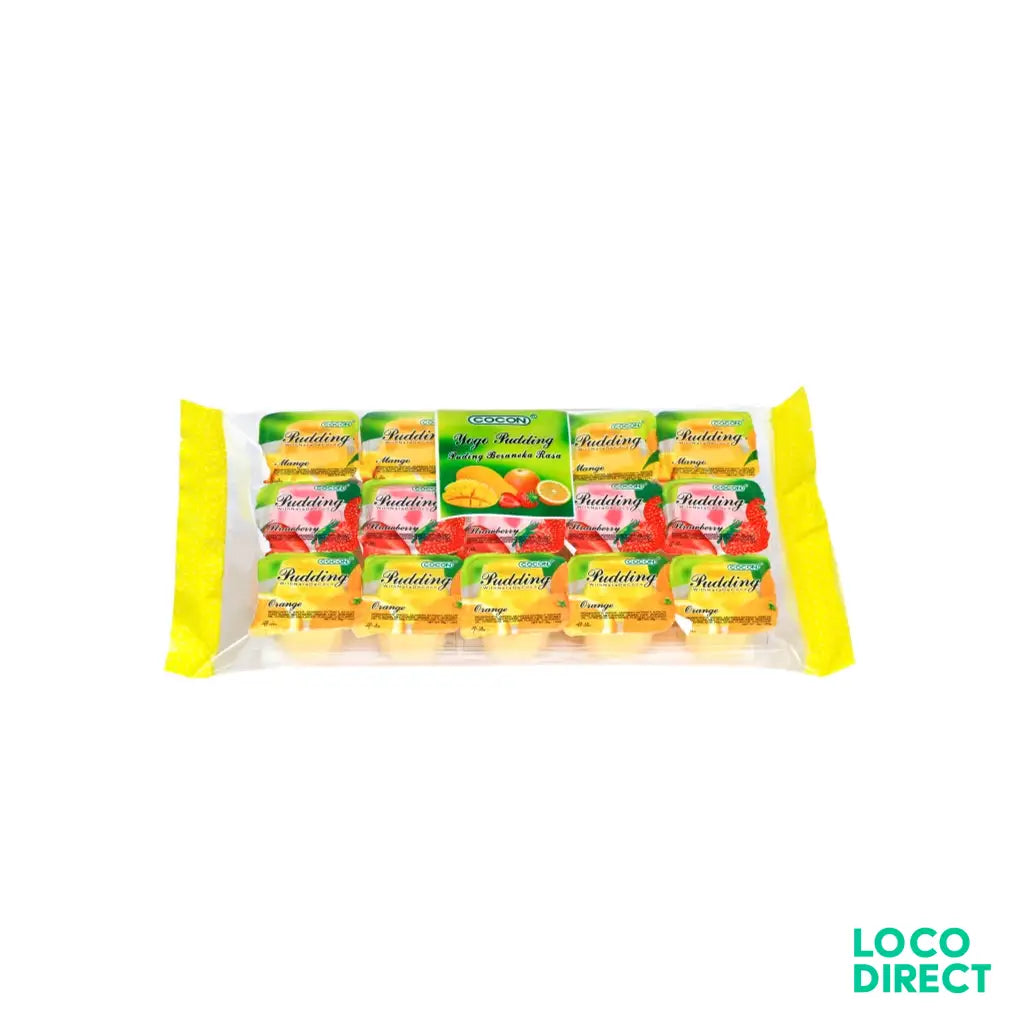 Cocon Nata Yogo Pudding Mixed 24X(35gx15) - Snacks