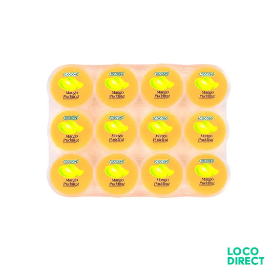 Cocon Pudding With Nata Decoco 8X(80gx12) - Mango - Snacks