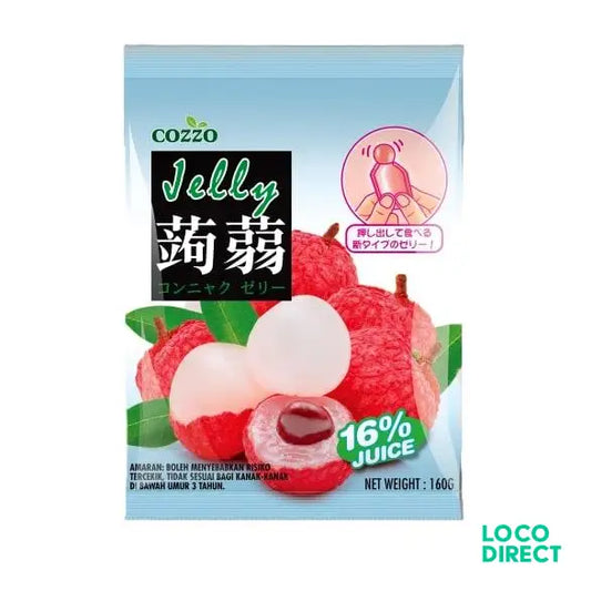 Cozzo Jushida Konnyaku Jelly 24X(20gx8) - Lychee - Snacks